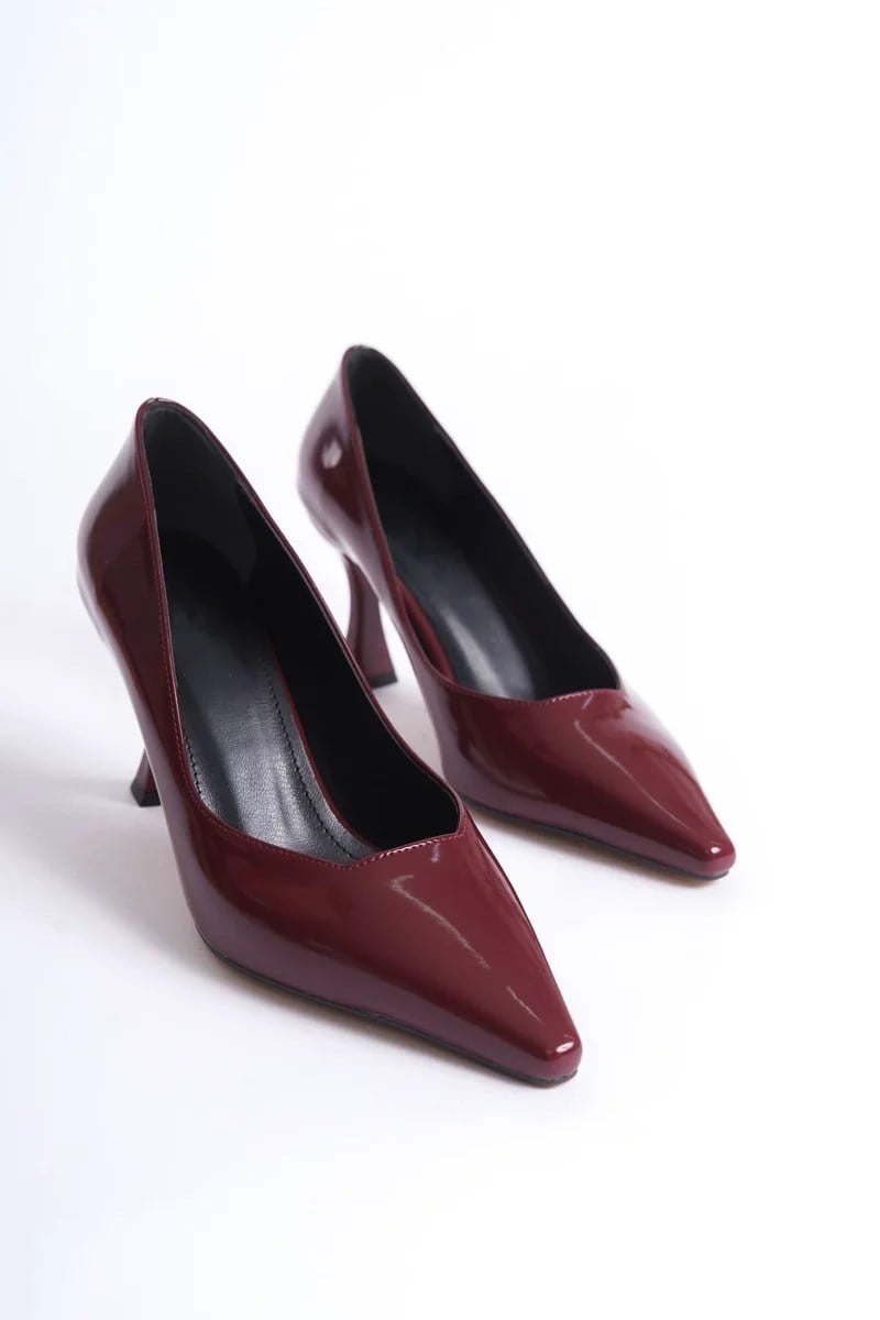 Kadın Bordo Rugan Stiletto TR08MS27C