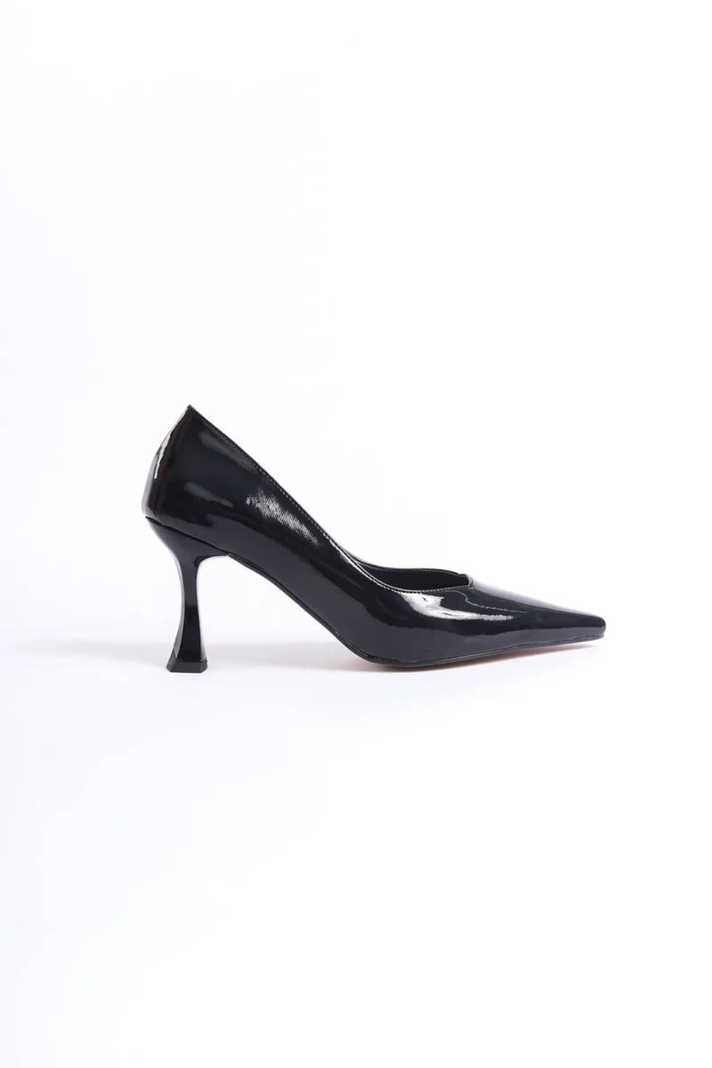 Kadın Siyah Rugan Stiletto TR08MS27A
