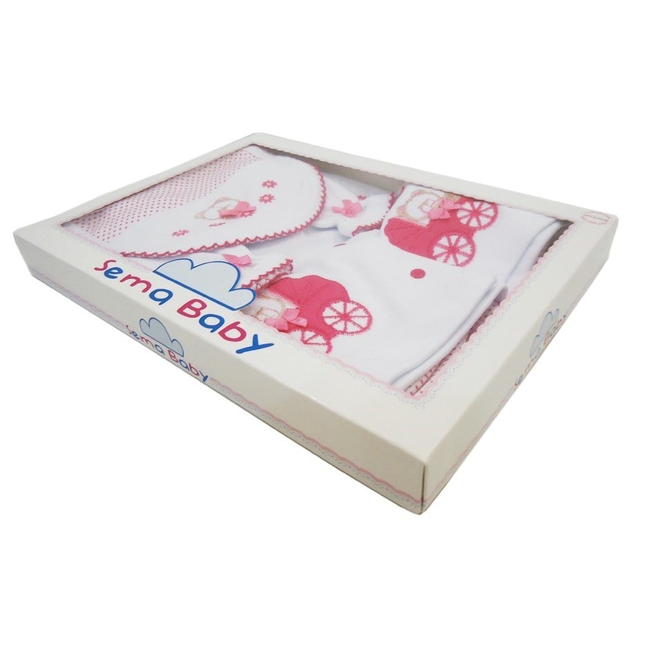 Sema Baby 5li Set - Pembe