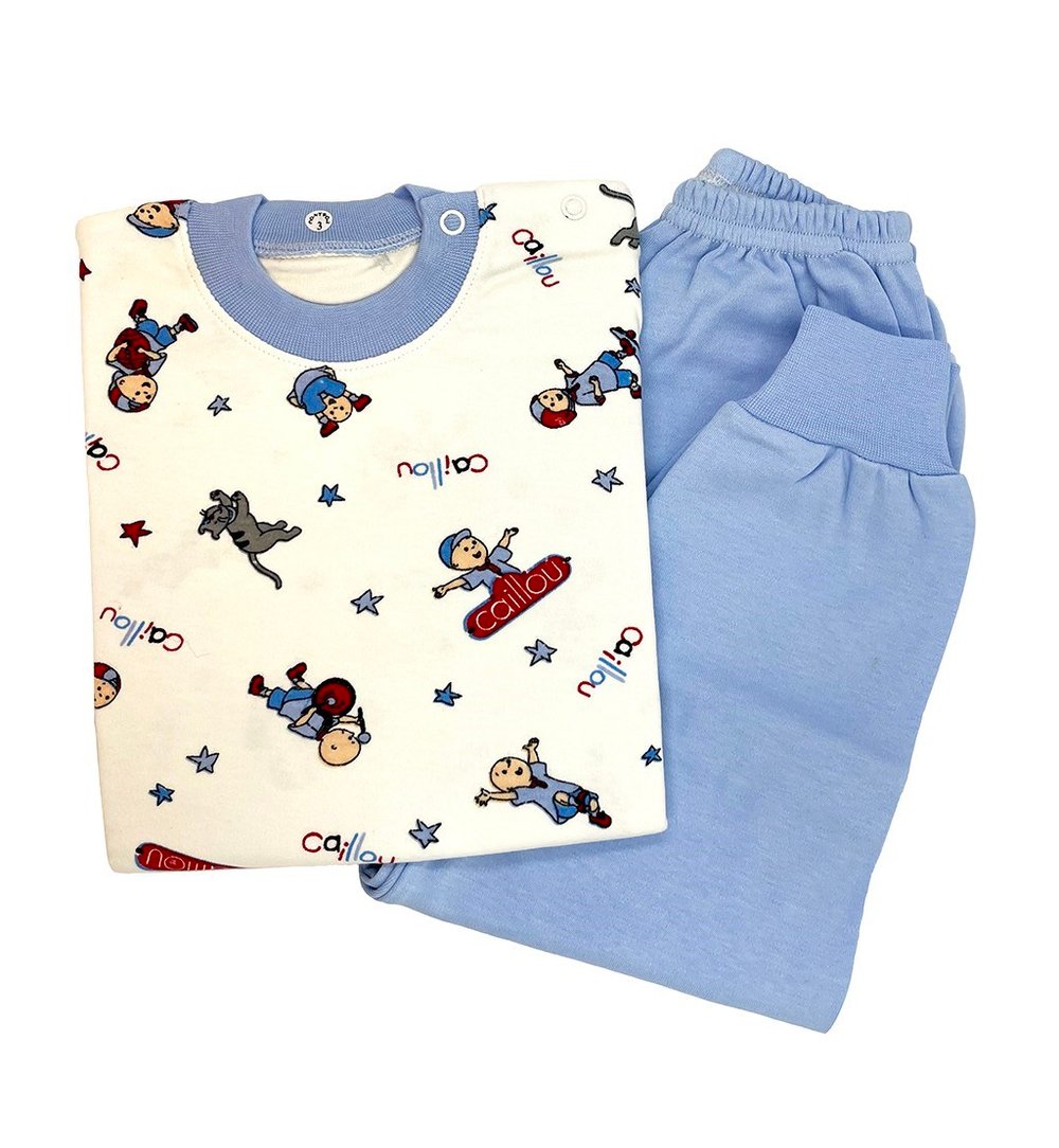 Sema Baby Caillou Pijama Takımı 1 Yaş - Mavi