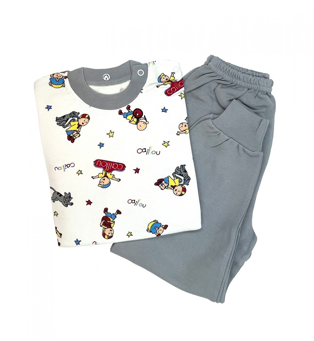 Sema Baby Caillou Pijama Takımı 12-18 Ay - Gri