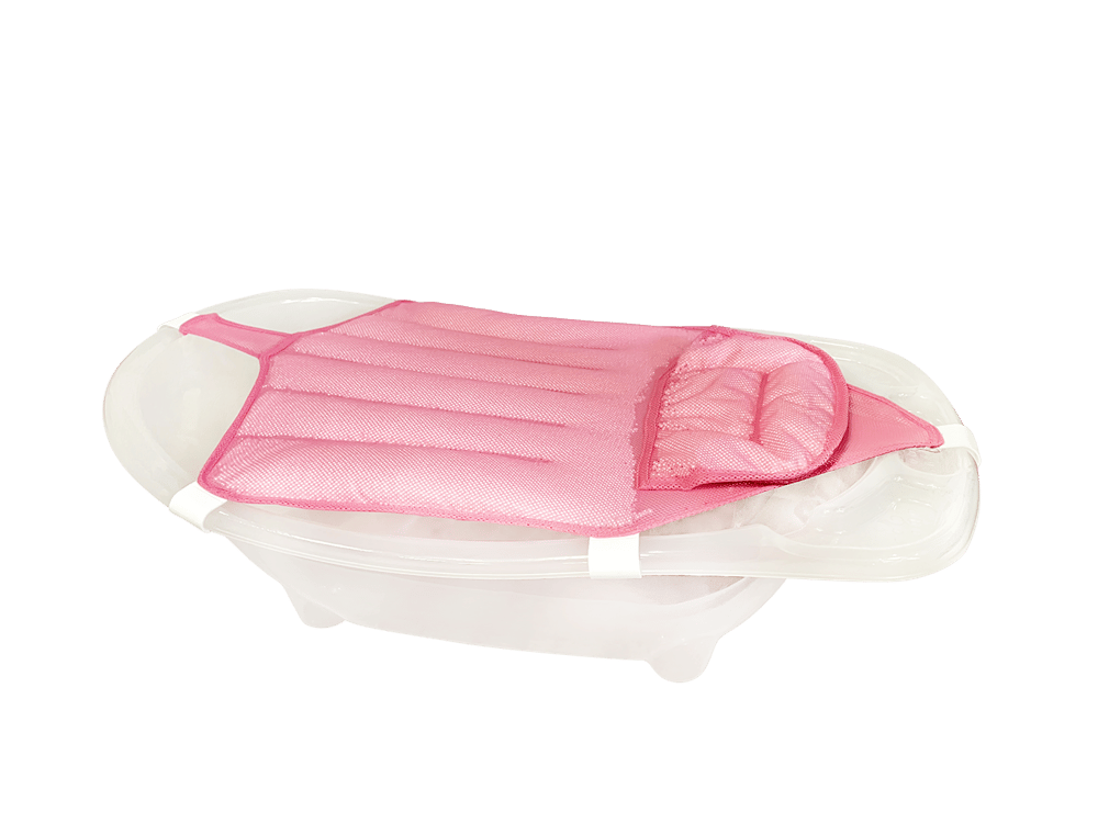 Sema Baby Köpüklü Kafa Destekli Bebek Banyo Filesi - Pembe