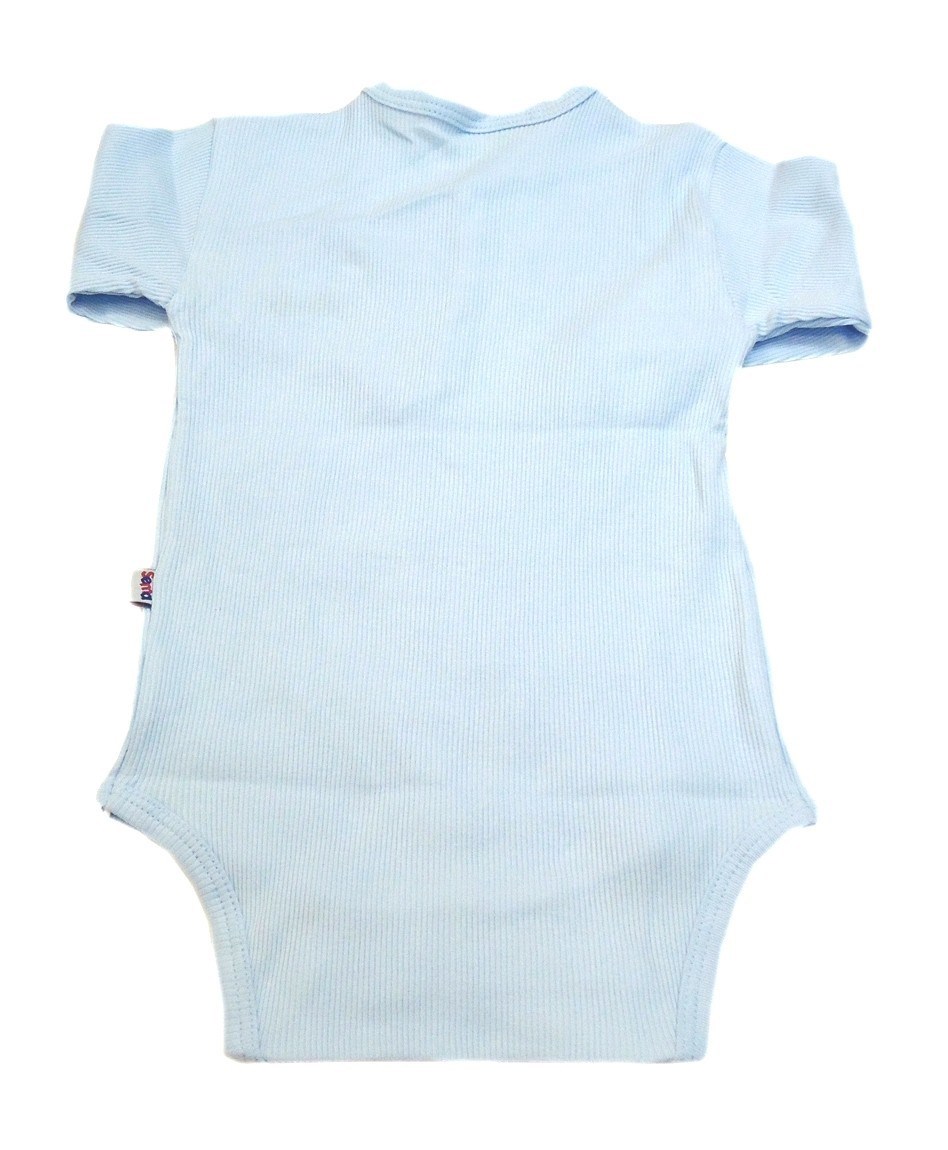 Sema Baby Uzun Kol Kaşkorse Badi (Body) - Mavi  18-24 Ay