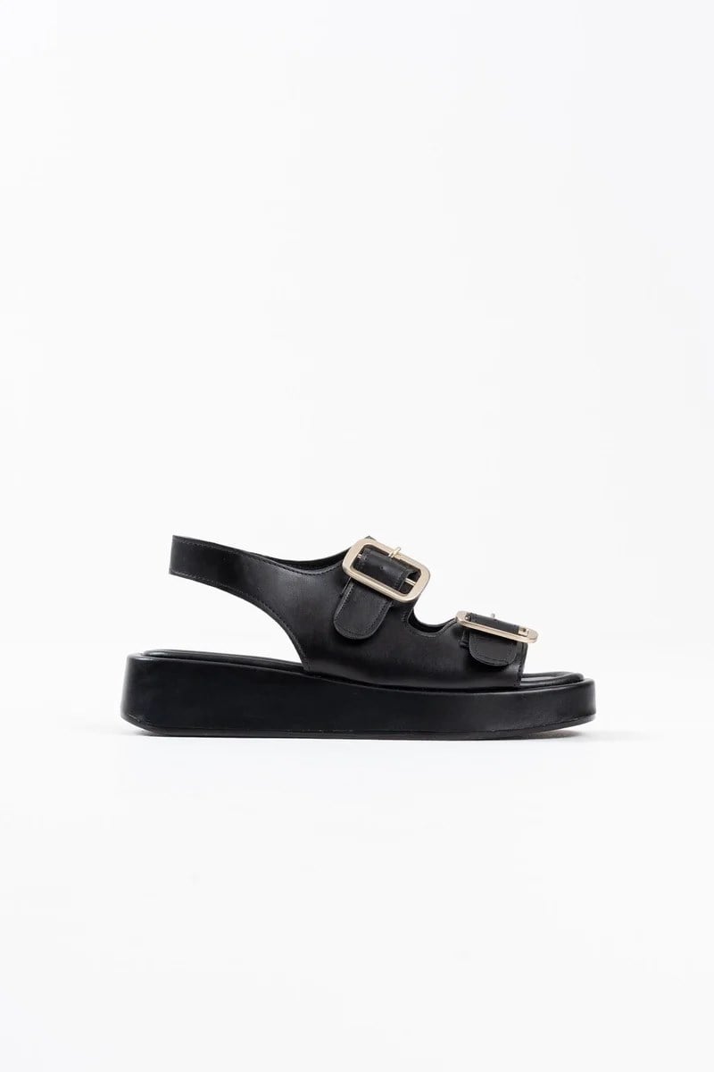Siyah Cilt Kadın Sandalet TR17MY02A