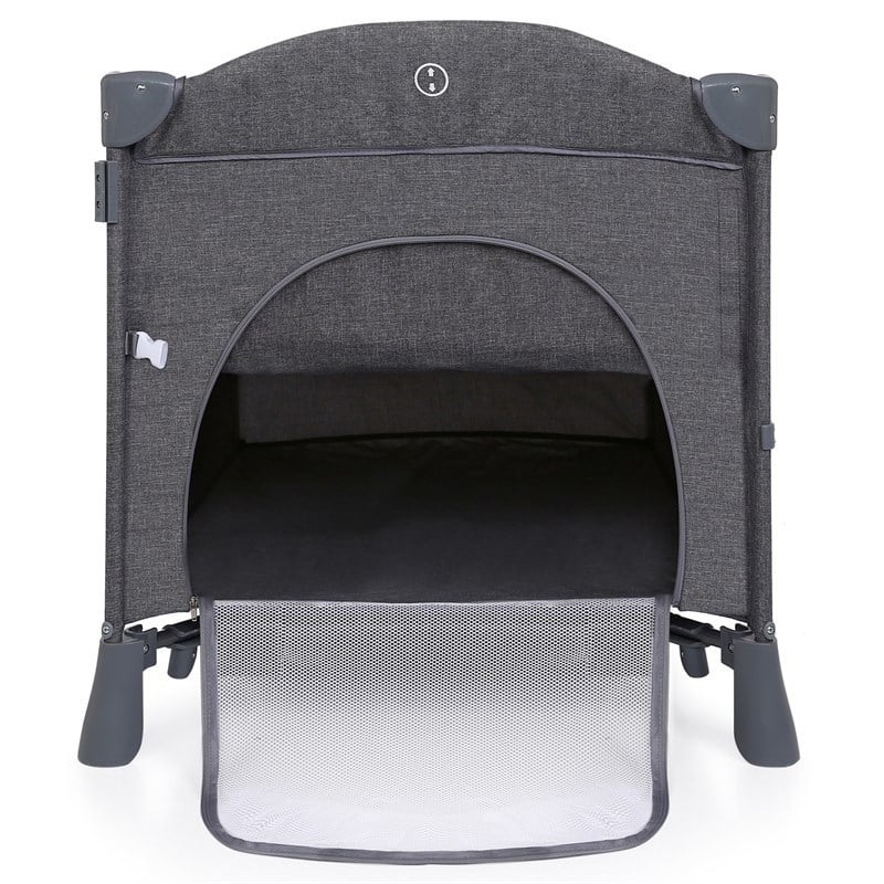 Yoyko Exclusive Comfort 8 in 1 Anne Yanı Park Yatak Oyun Parkı 70x110 - Gri