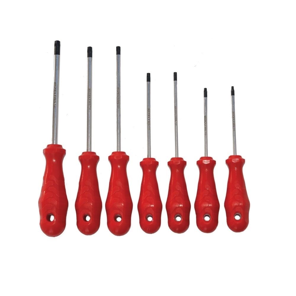 İzeltaş Delikli Torx Uçlu Tornavida Seti 7 Li