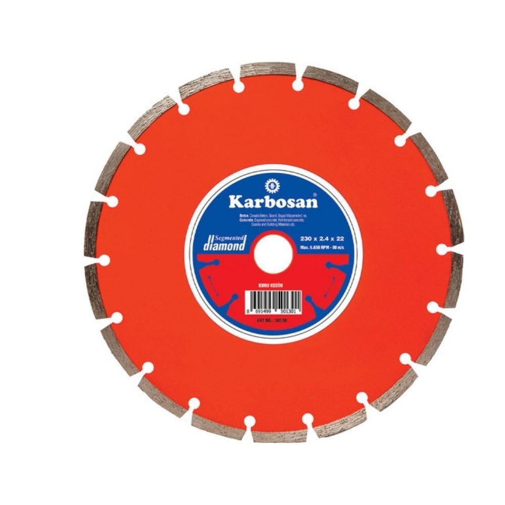 Karbosan Segmetli Elmas Kesici 180X2.2X22