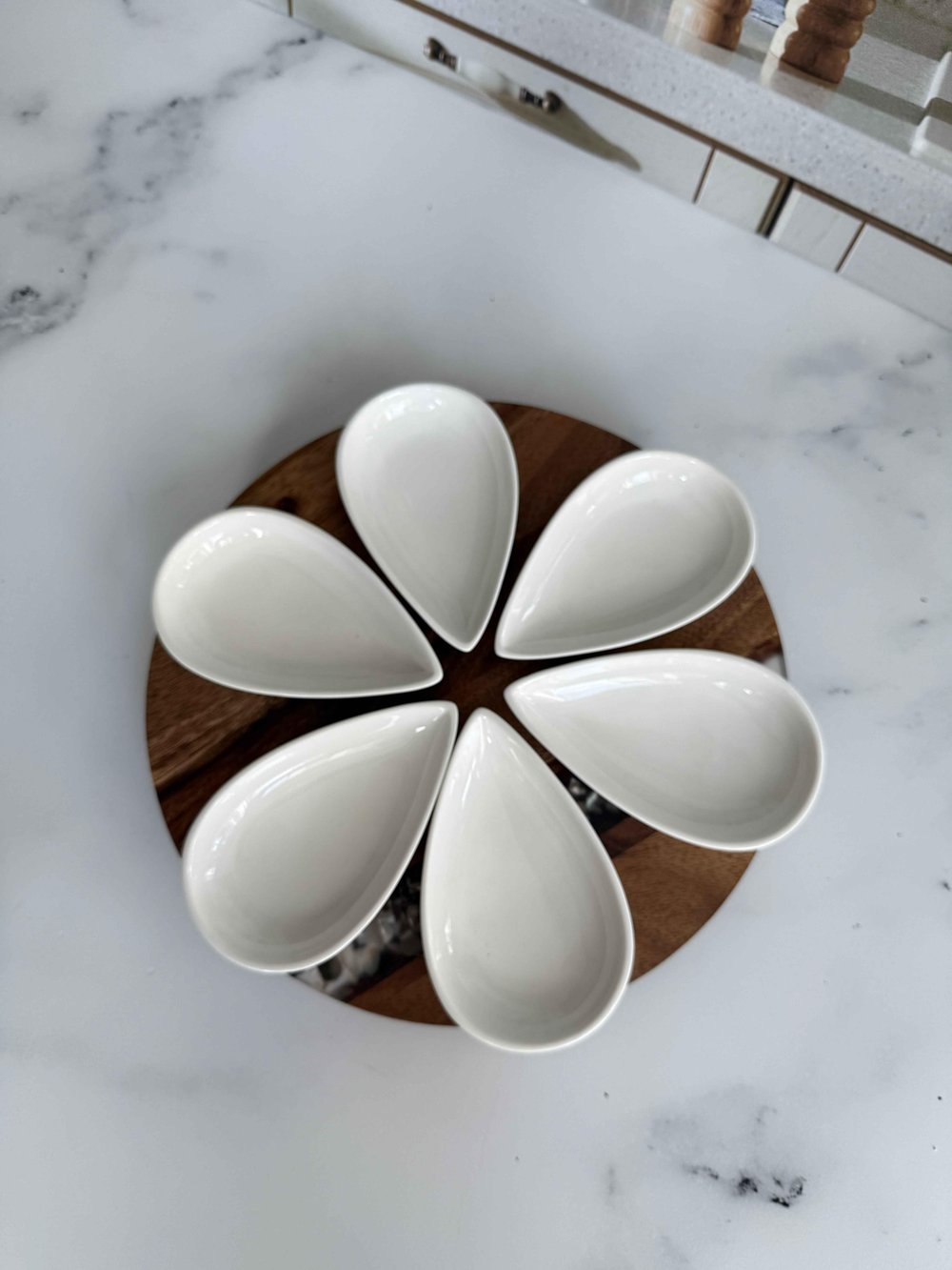 Akasya Damla Sunum Seti 8 Parça