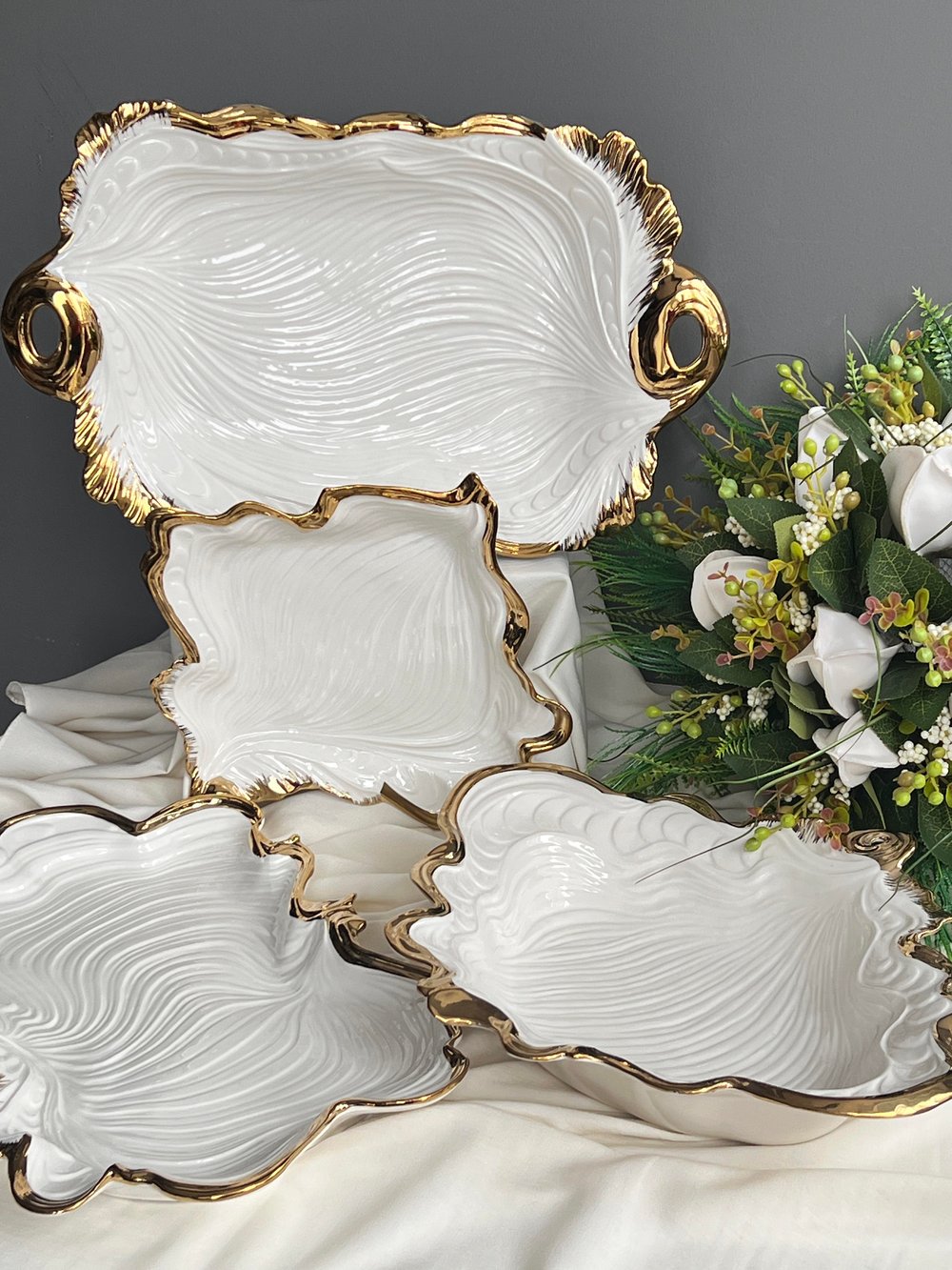 Albero Servis Sunum Seti 4 Parça