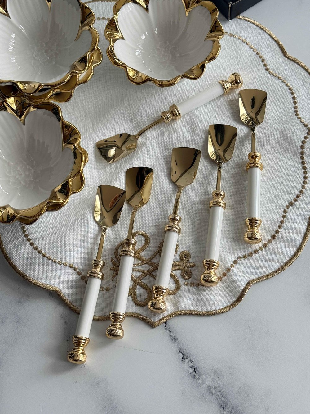 Antiq Gold Dondurma Kaşık 6'Lı