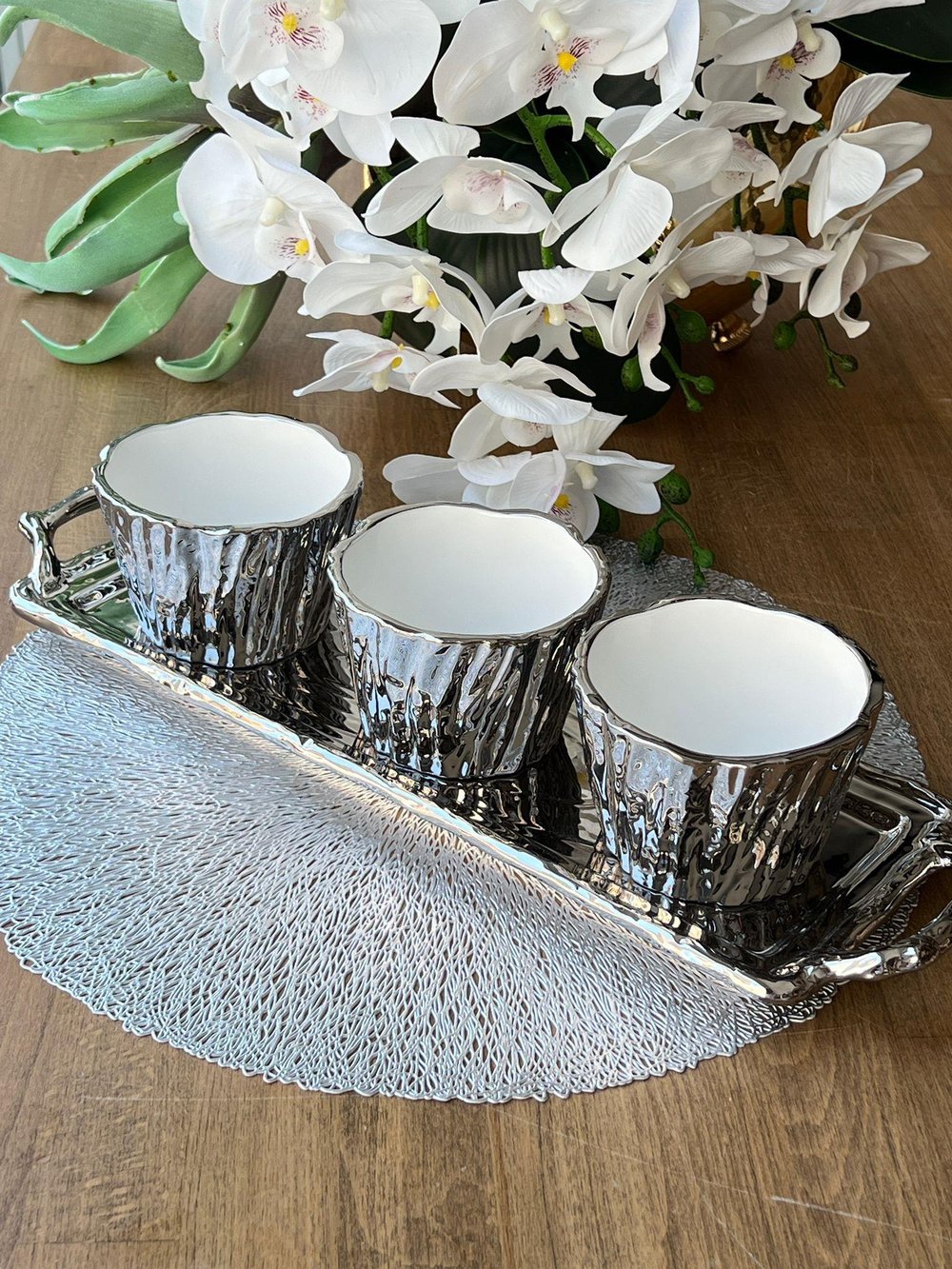 Avangarde Silver Çerezlik 3'Lü