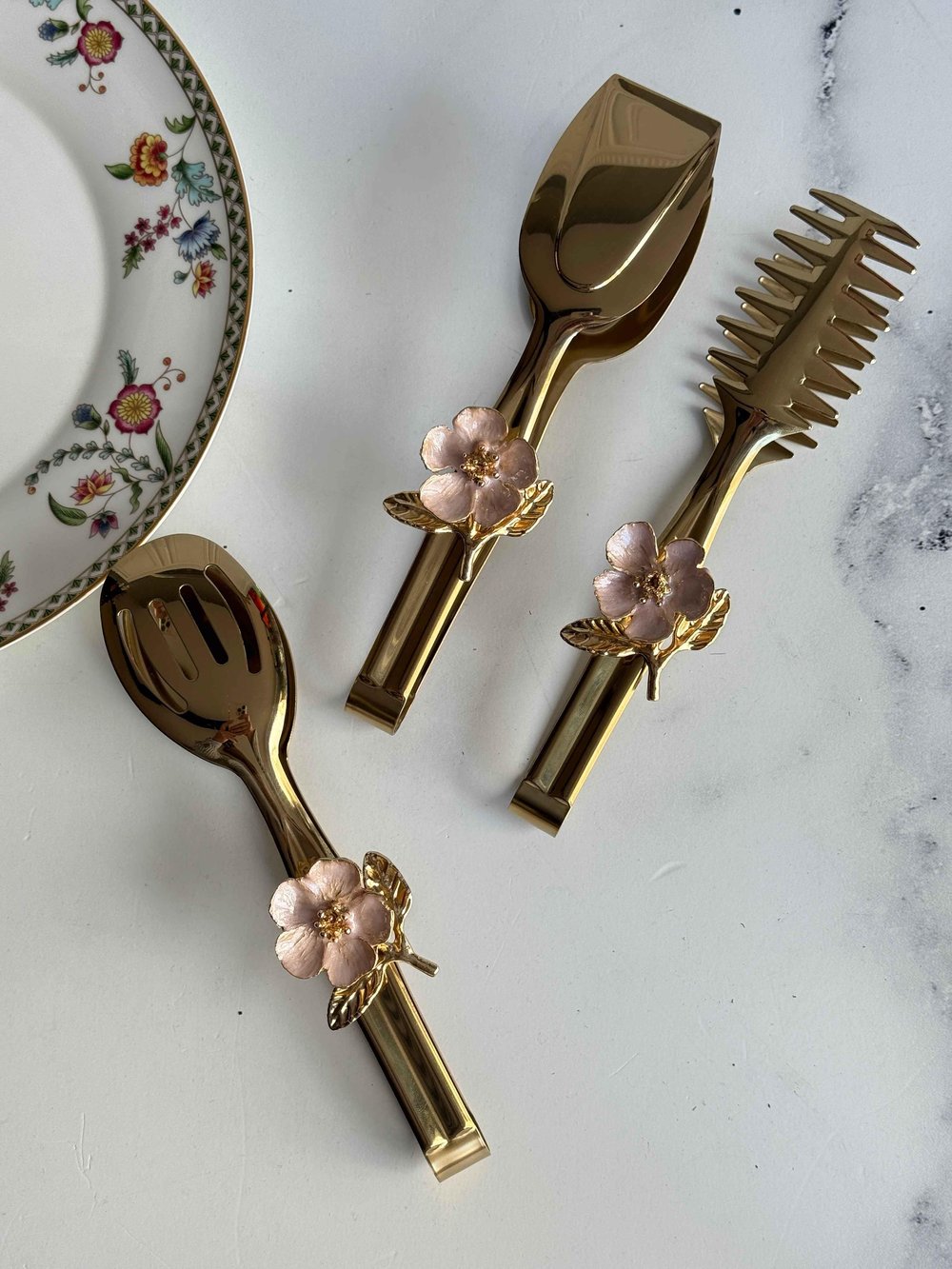 Çiçek 3'Lü Maşa Seti