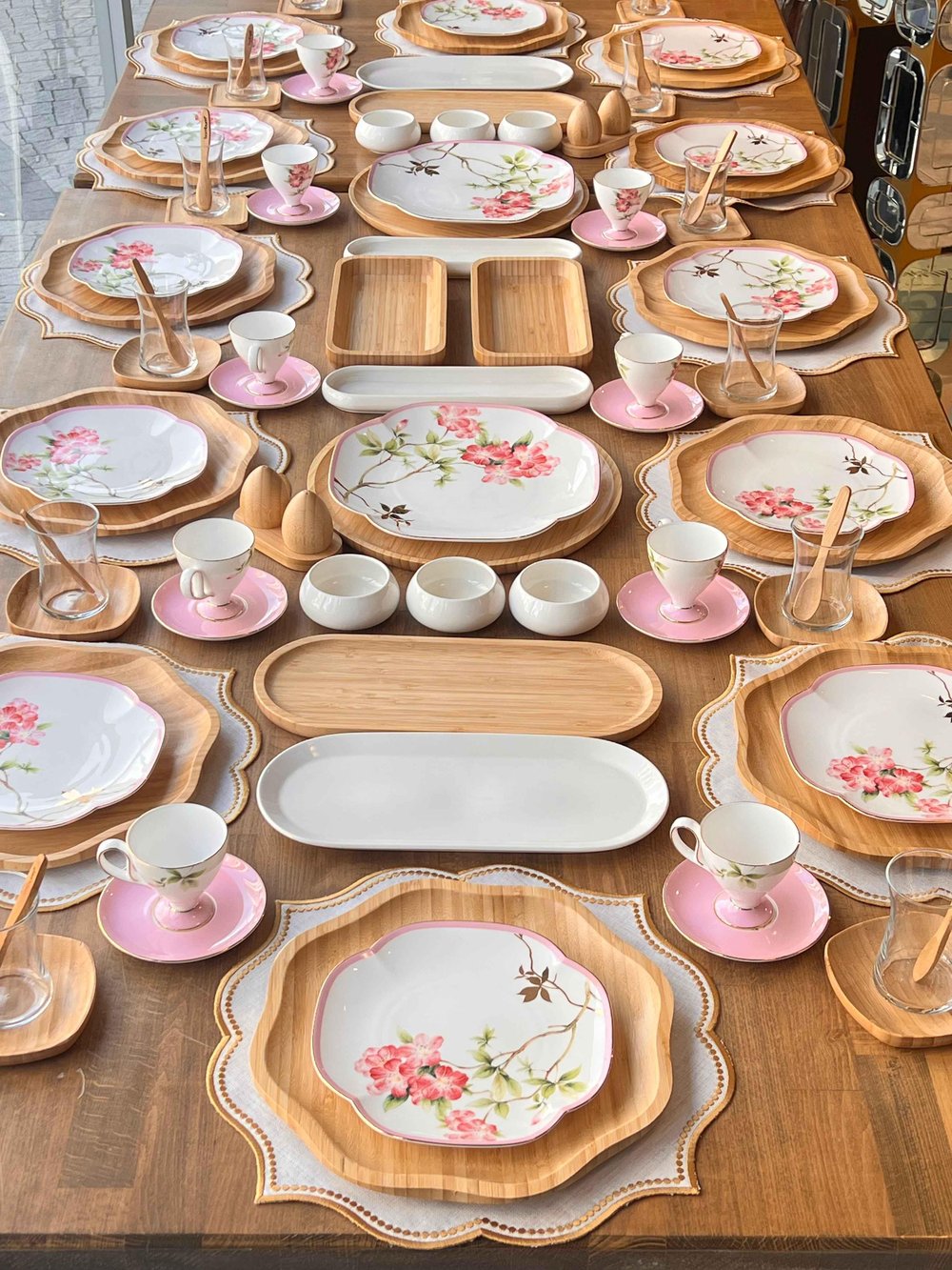 Kahvaltı Takımı Bambum Blossom 120 Parça 12 Kişilik