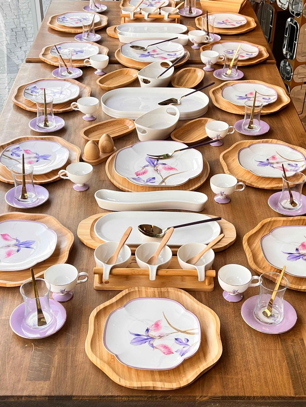 Kahvaltı Takımı Bambum İris 112 Parça 12 Kişilik