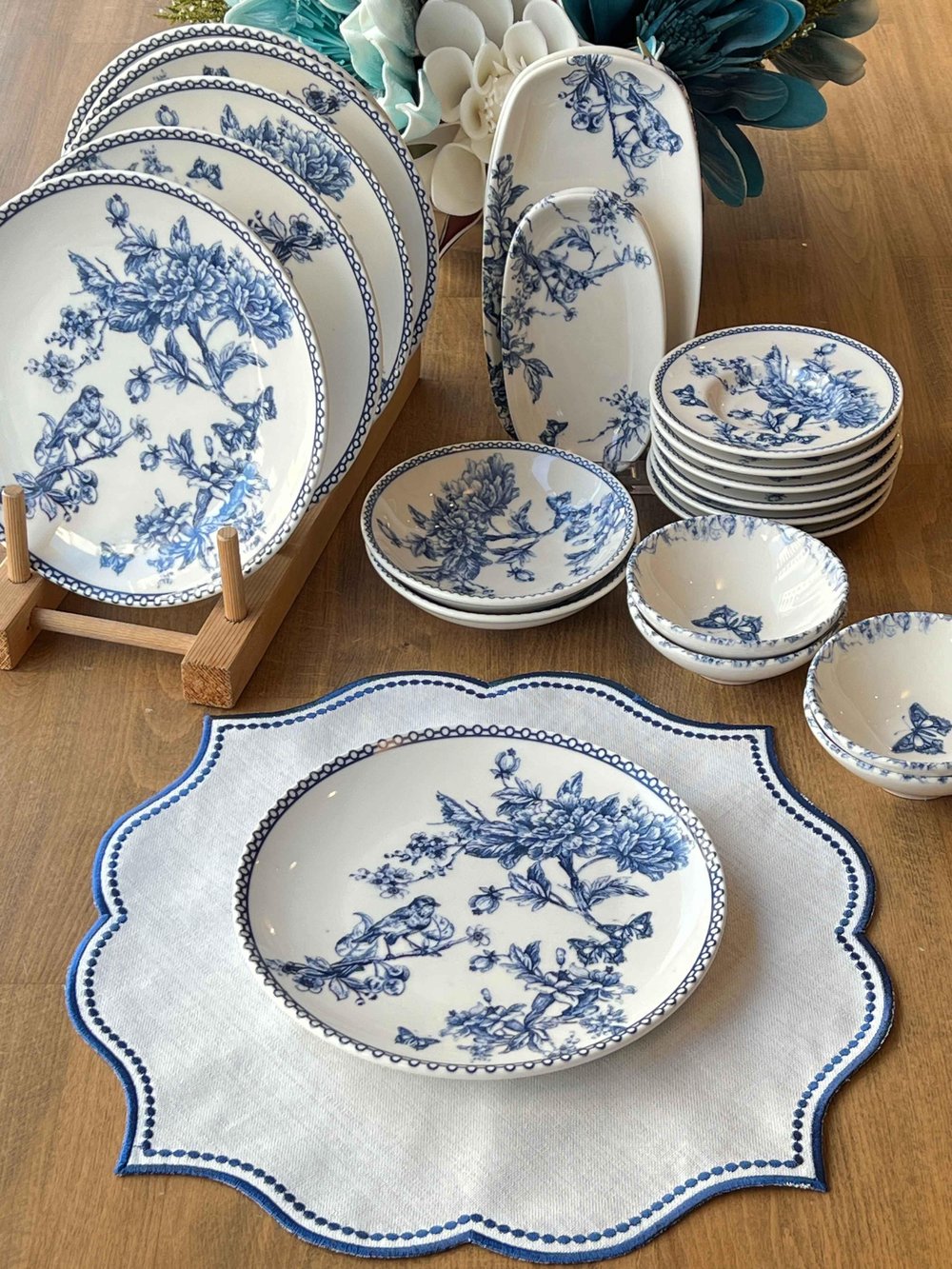 Kahvaltı Takımı Bety Blue 22 Prç 6 Kişilik