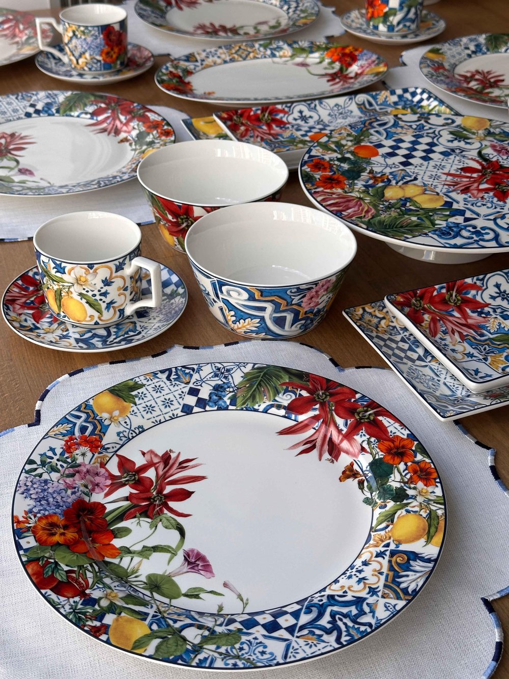 Kahvaltı Takımı Italy Garden 42 Parça 6 Kişilik