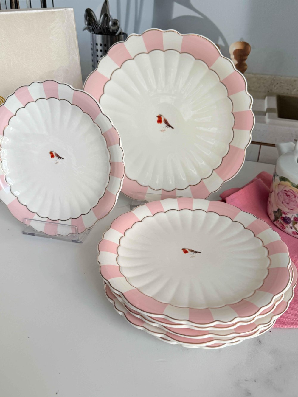 Pink Bird Pasta Tabak 7'li