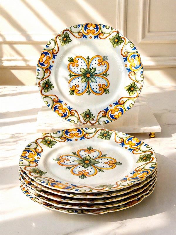Porselen Servis Tabak 6'lı 27 Cm Amalfi