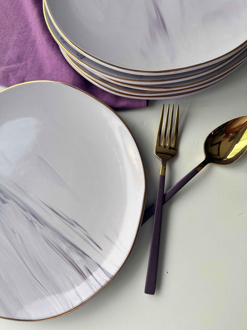 Purple Pasta Servis Tabak 6'lı