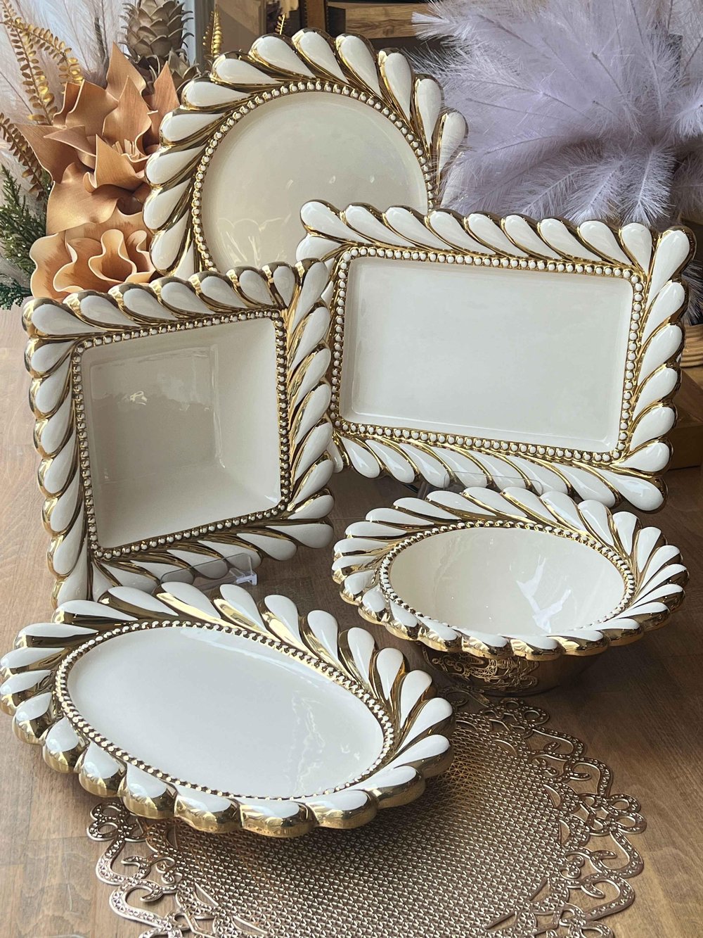 Rönesans Servis Sunum Seti 5 Parça