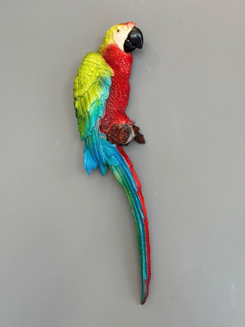 Tavolo Yeşil&Turuncu Papağan Biblo-45 Cm