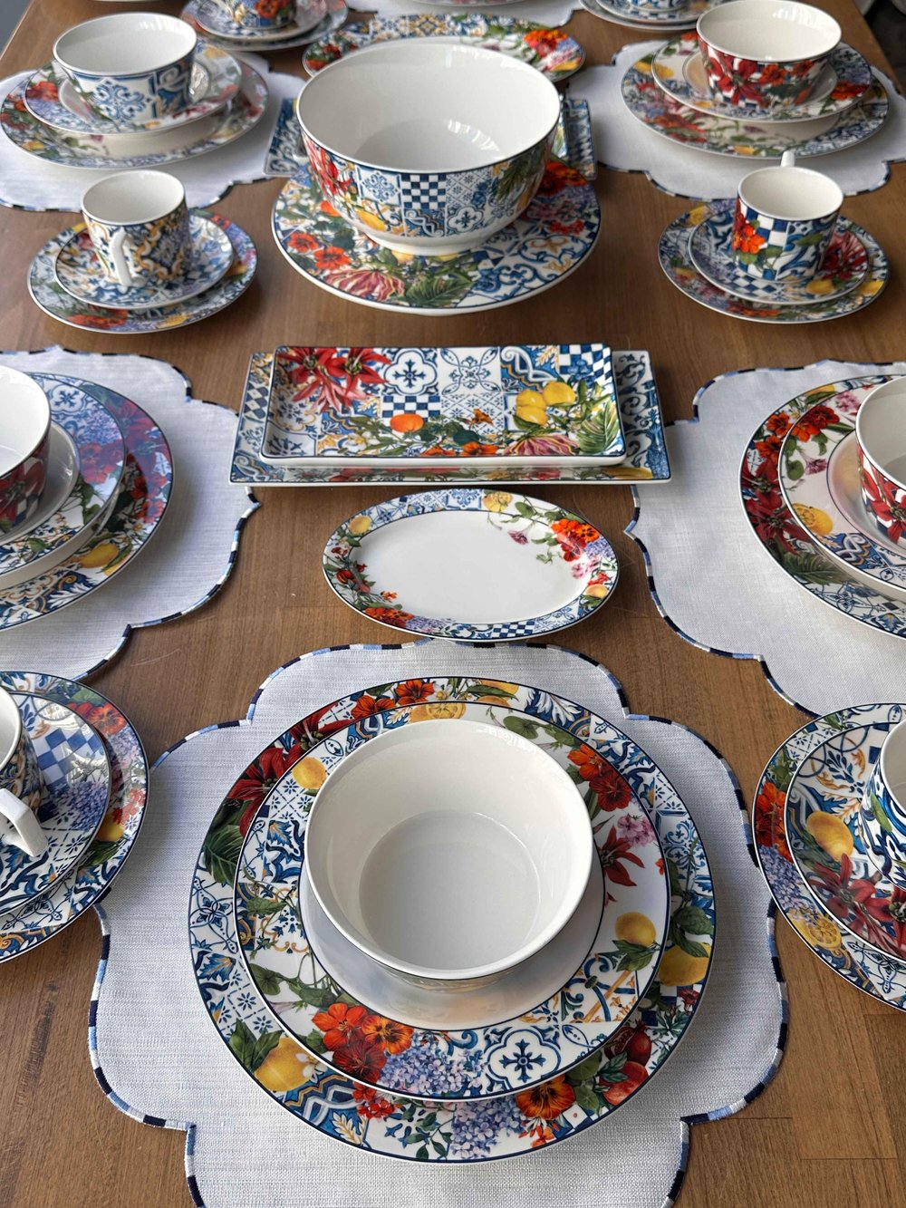 Yemek Takımı Italy Garden 54 Parça 6 Kişilik 