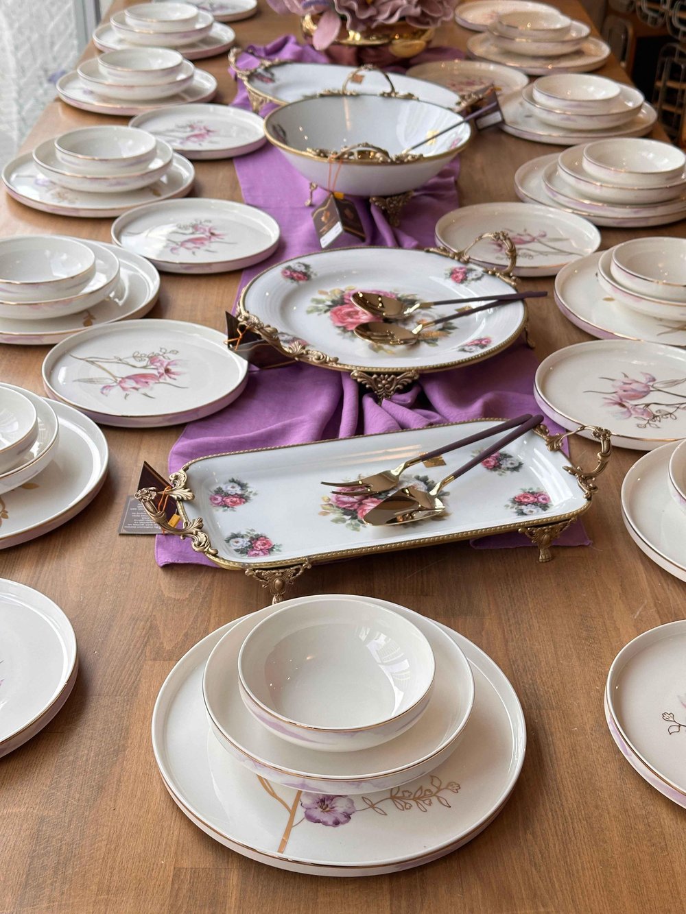Yemek Takımı Modern Violet 57 Parça 12 Kişilik