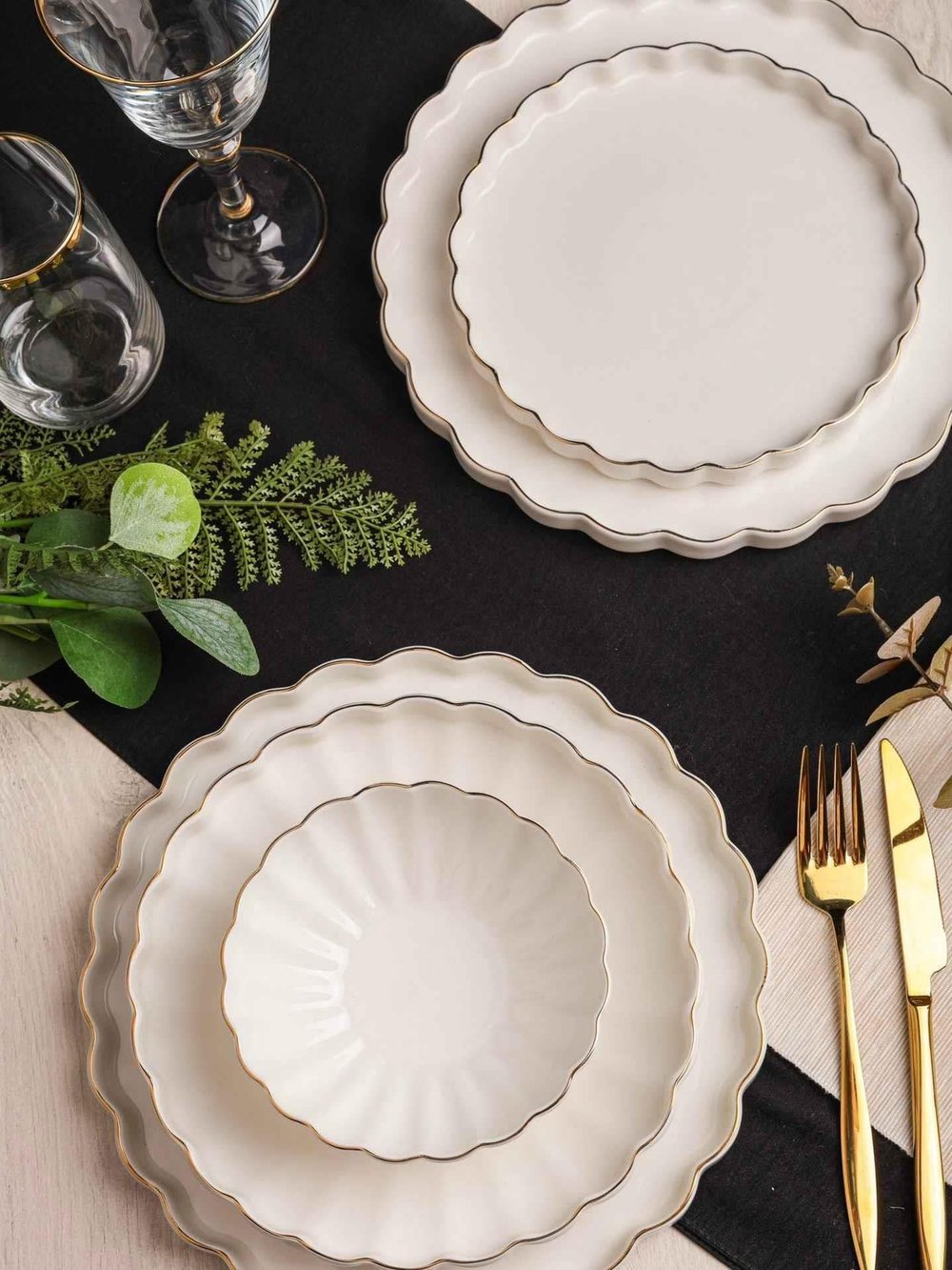 Yemek Takımı Royal Charme Gold 24 Parça 6 Kişilik