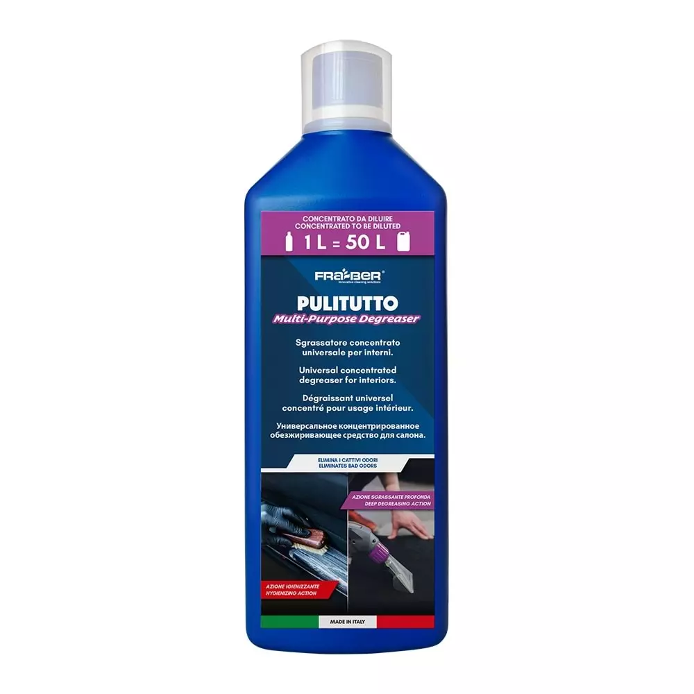 FRA-BER Pulitutto Deri, Kumaş Ve Plastik Temizleyici Köpük Konsantre 1:50 - 1000 Ml