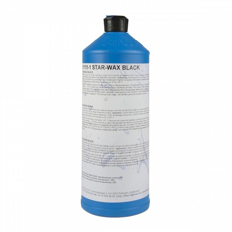 RIWAX Star Wax Black - Siyah ve Koyu Renkli Araçlar için Cila - 1 Litre