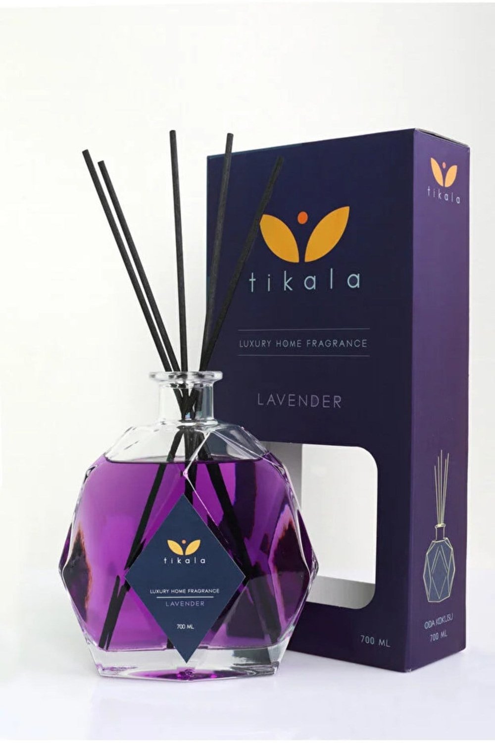 Bambu Çubuklu Lüx Kristal Oda Kokusu Lavanta 700 ML