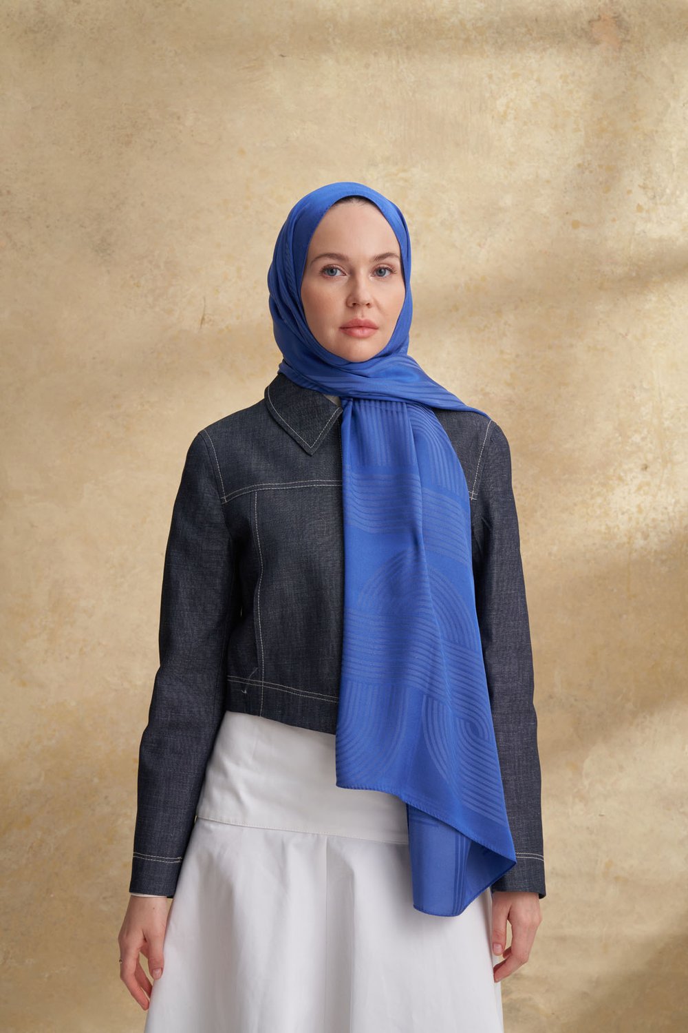 FIORI JAKAR LINE DESEN ŞAL -  SAKS