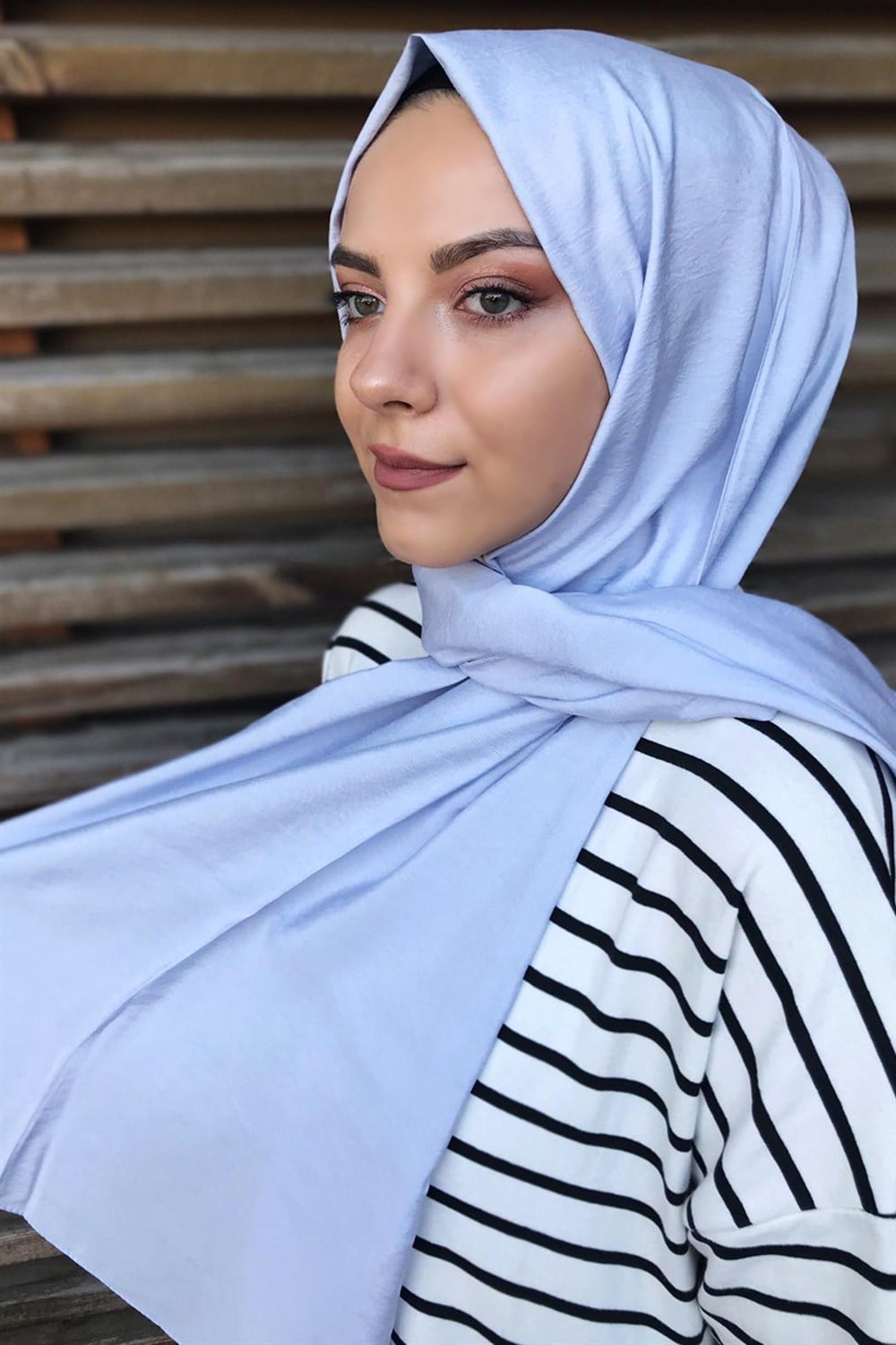 STELLA İLİZYON ŞAL BUZ MAVİ