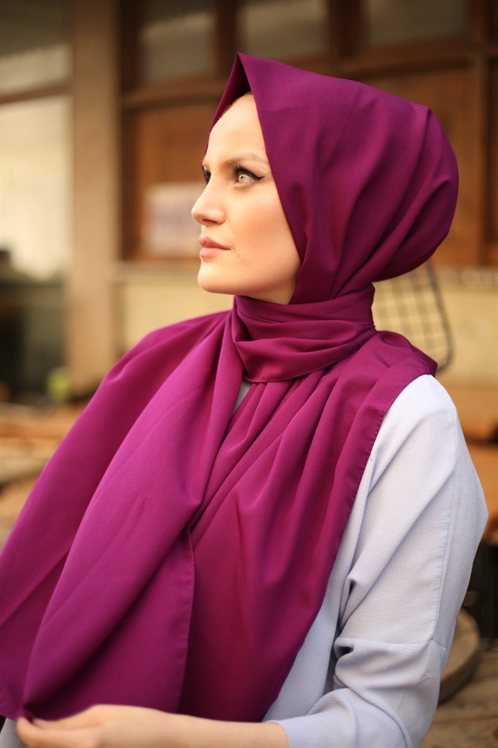 STELLA MEDİNE İPEĞİ ŞAL MAGENTA
