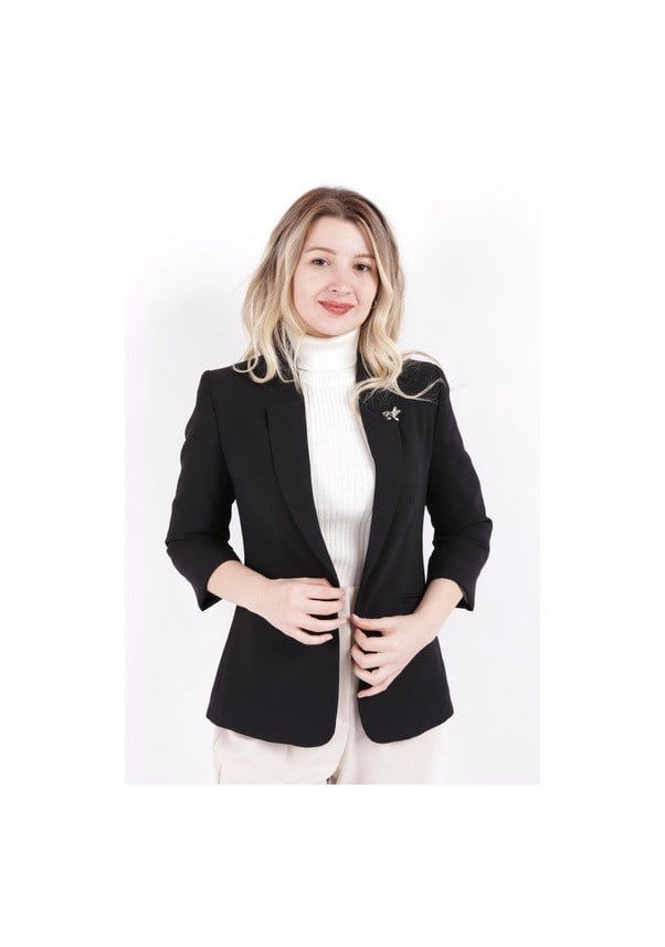 CeketAYHAN Krep Kumaş Blazer Büyük Beden Kadın CeketAYHAN4862290179BB