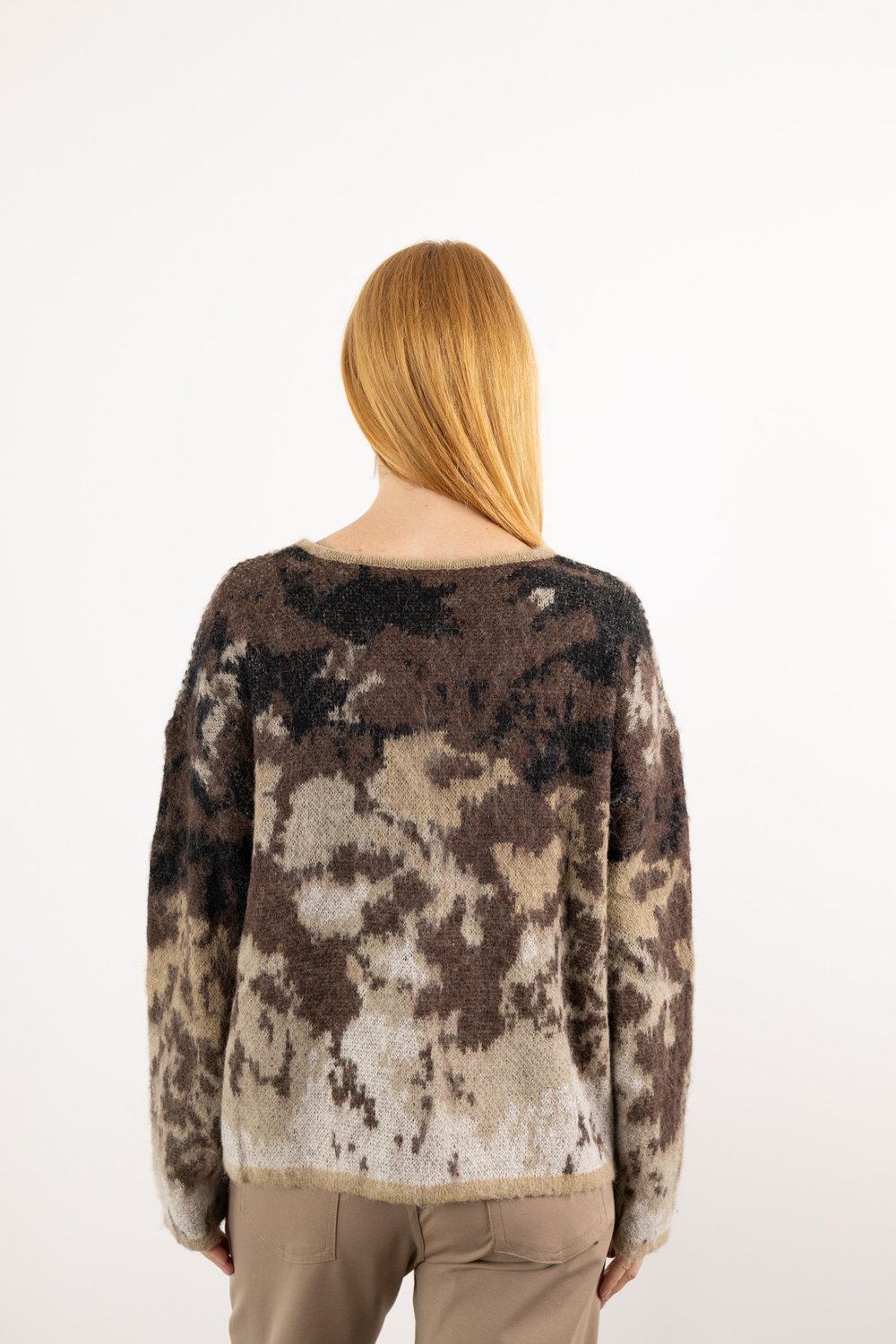 Oversize Pul Payet İşleme Detay Hırka