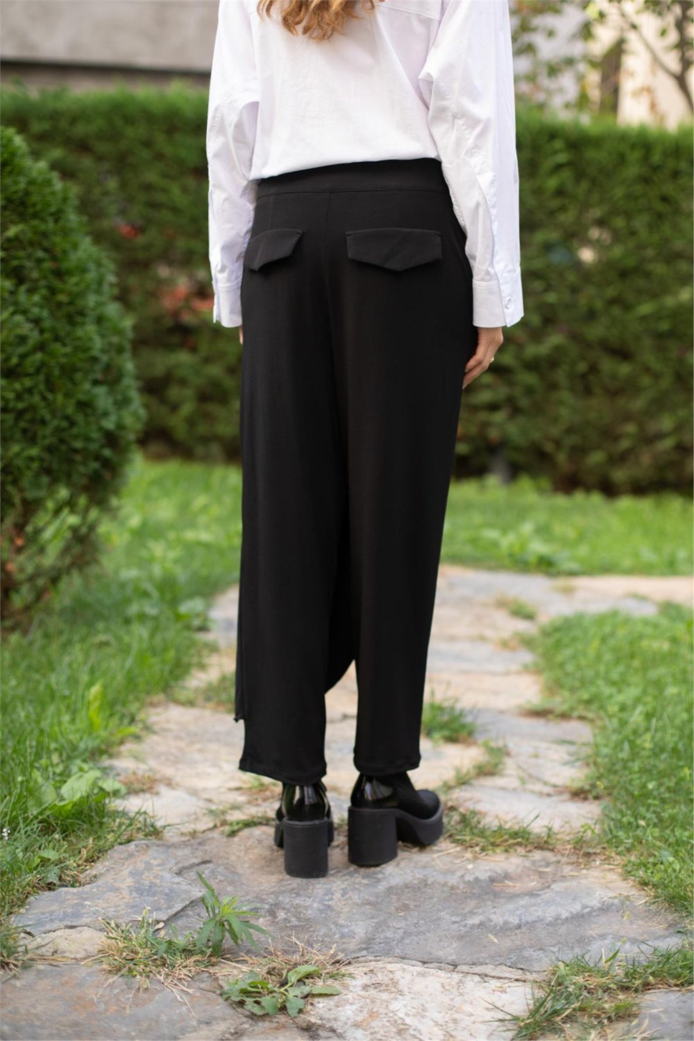 Şalvar Görünümlü Pantolon