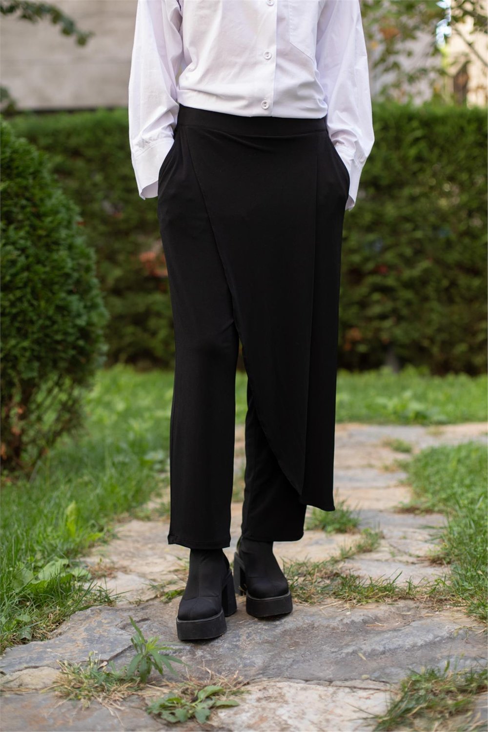Şalvar Görünümlü Pantolon