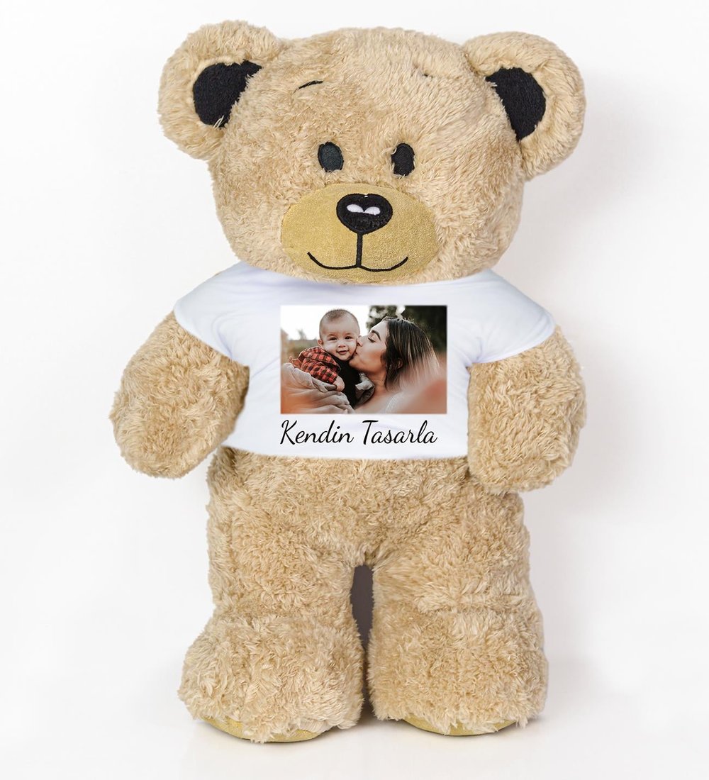 Kişiye Özel Tişörtlü Ayı Teddy Özgüner Oyuncak
