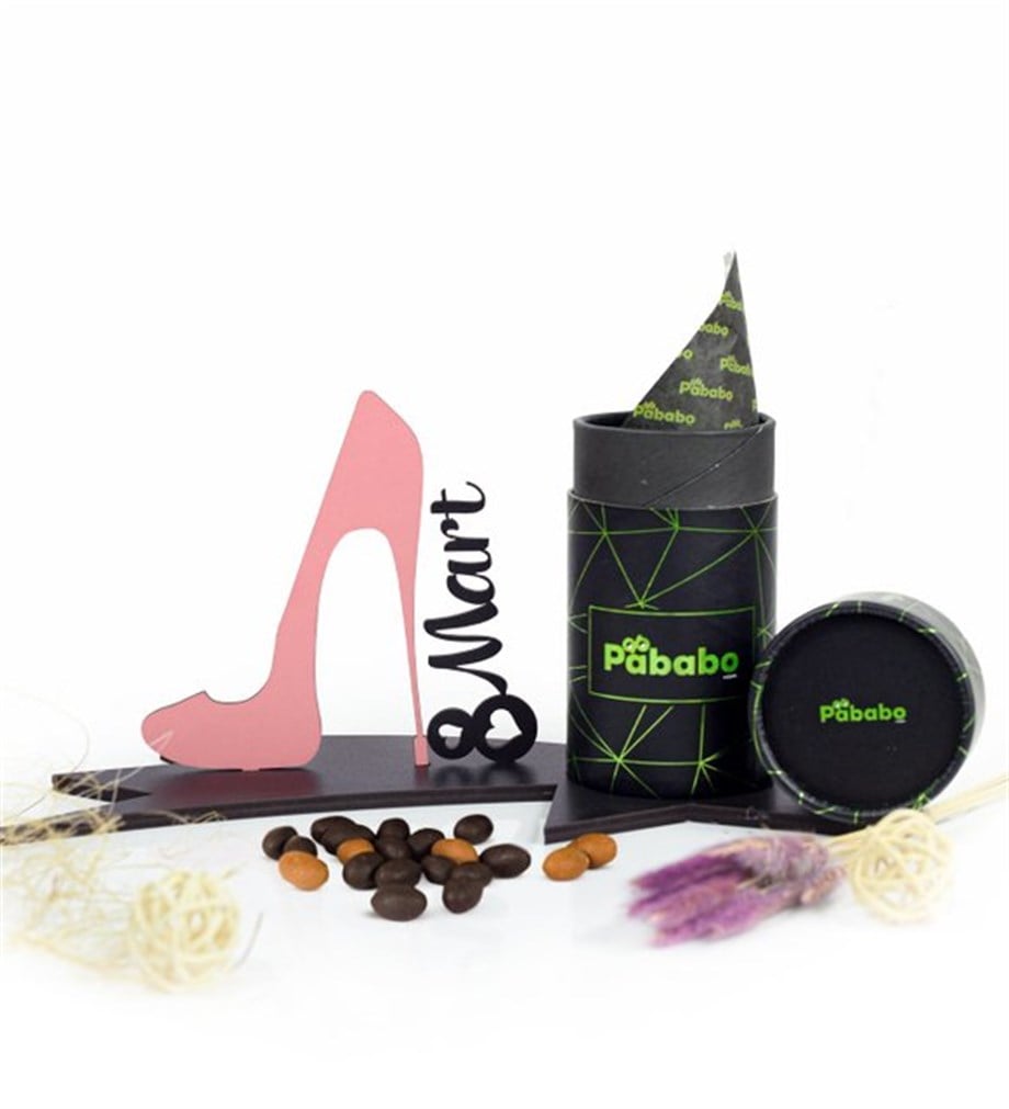 Pababo Chocolate Topuklu 8 Mart Serisi AntepFıstığı Draje Fiyatı