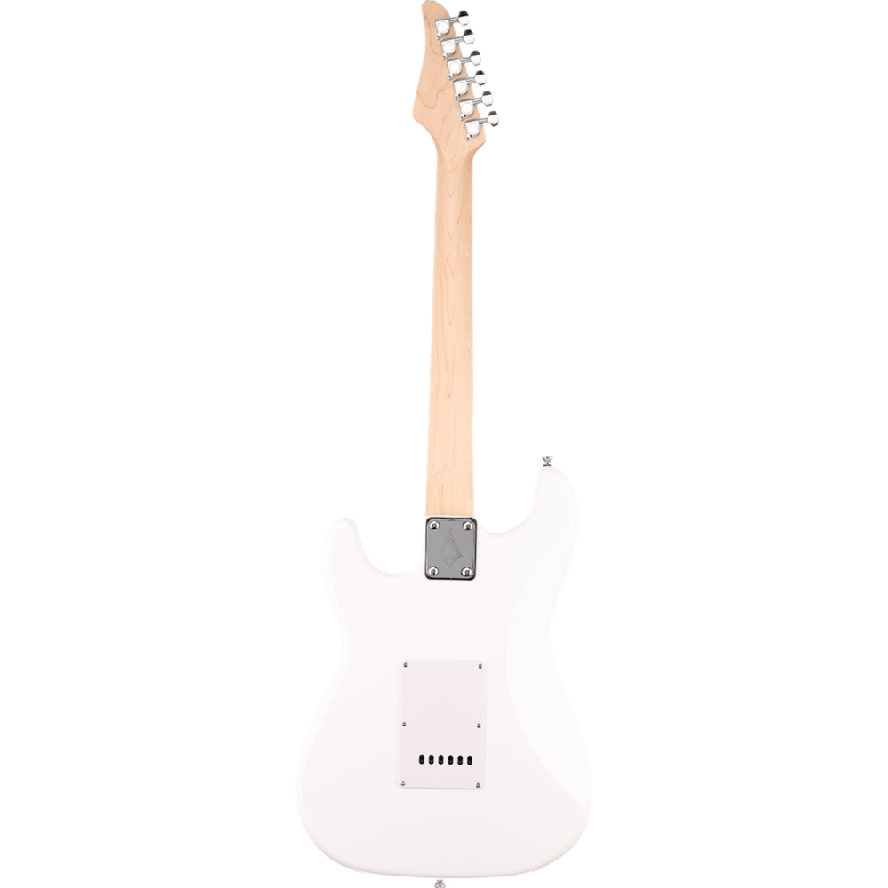 Arrow Tonecaster ST 111 Elektro Gitar Snow White Rosewood/White