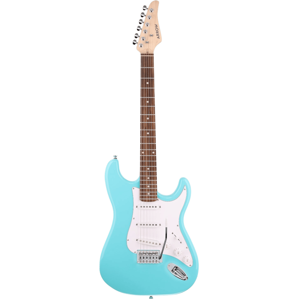 Arrow Tonecaster ST 111 Elektro Gitar Seafoam Rosewood/White