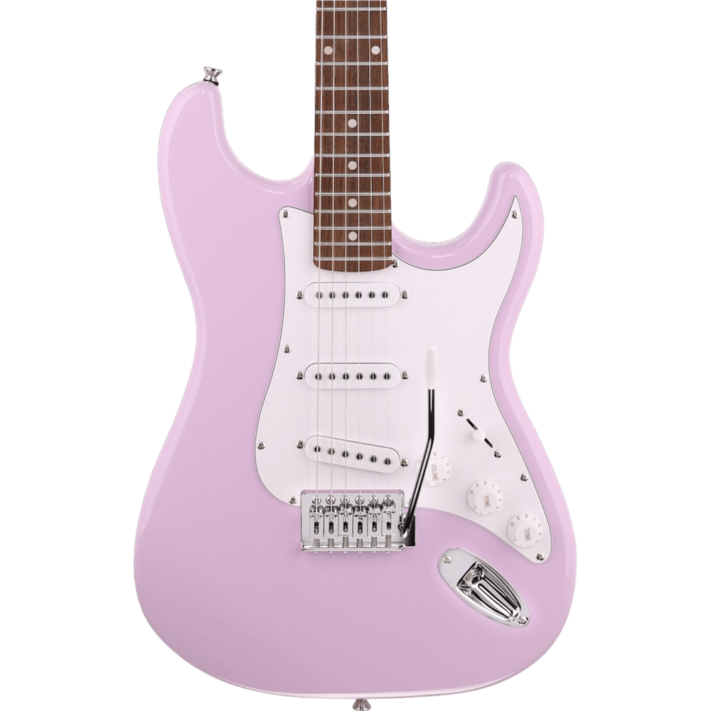 Arrow Tonecaster ST 111 Elektro Gitar Bubblegum Rosewood/White
