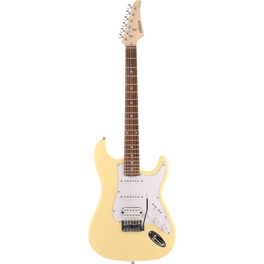 Arrow Tonecaster ST 211 Elektro Gitar Biscuit Rosewood/White