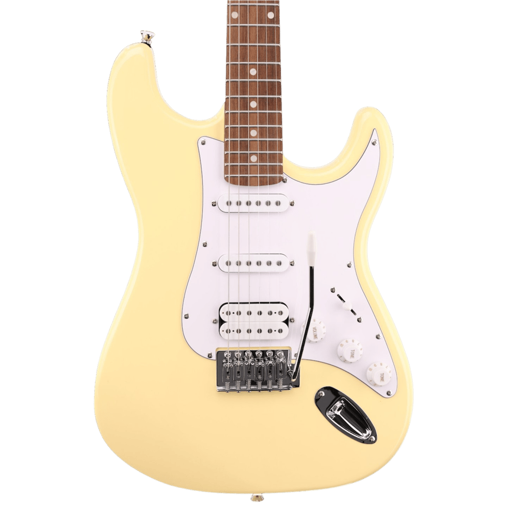Arrow Tonecaster ST 211 Elektro Gitar Biscuit Rosewood/White