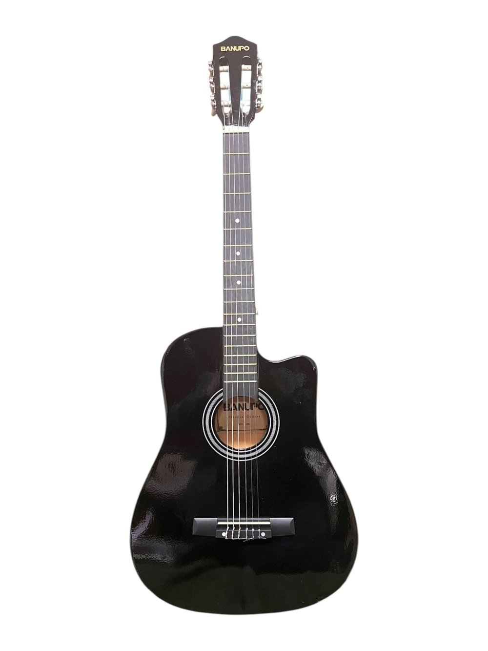 Banupo MG1BK Black Klasik Gitar Başlangıç Seti (Gitar + Kılıf + Akort Aleti + Gitar Standı + Askı)
