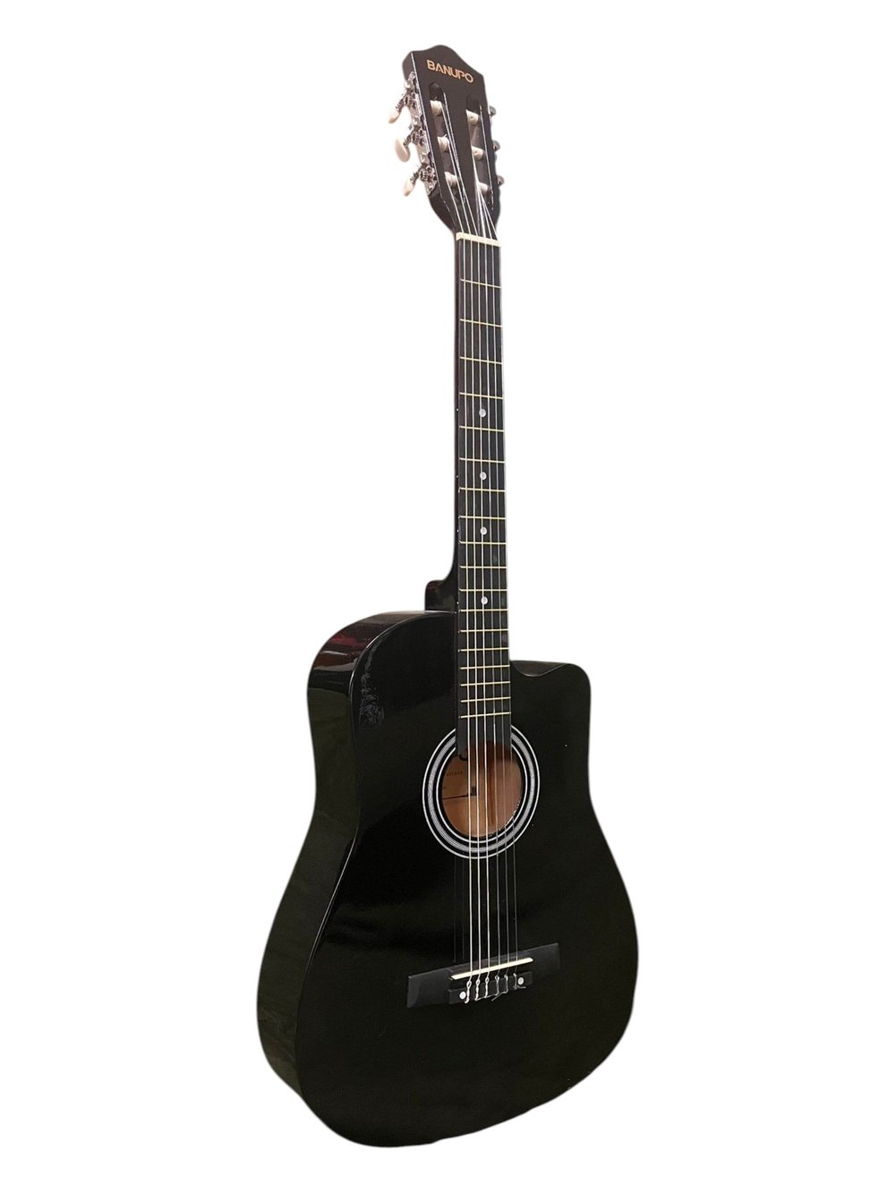Banupo MG1BK Black Klasik Gitar Başlangıç Seti (Gitar + Kılıf + Akort Aleti + Gitar Standı + Askı)