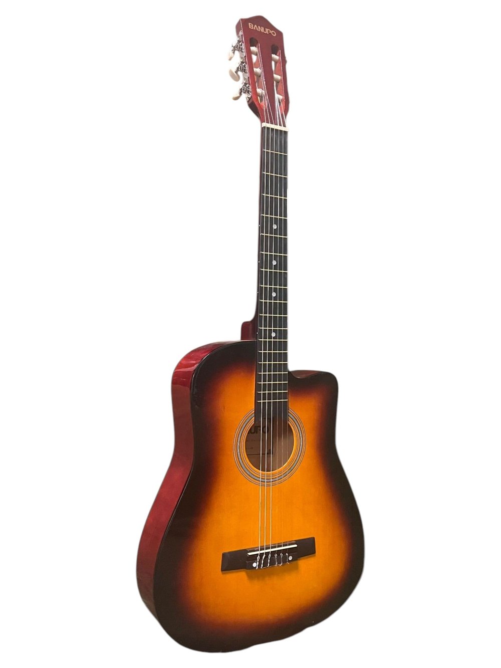 Banupo MG1SB Sunburst Klasik Gitar Başlangıç Seti (Gitar + Kılıf + Akort Aleti + Gitar Standı + Askı)