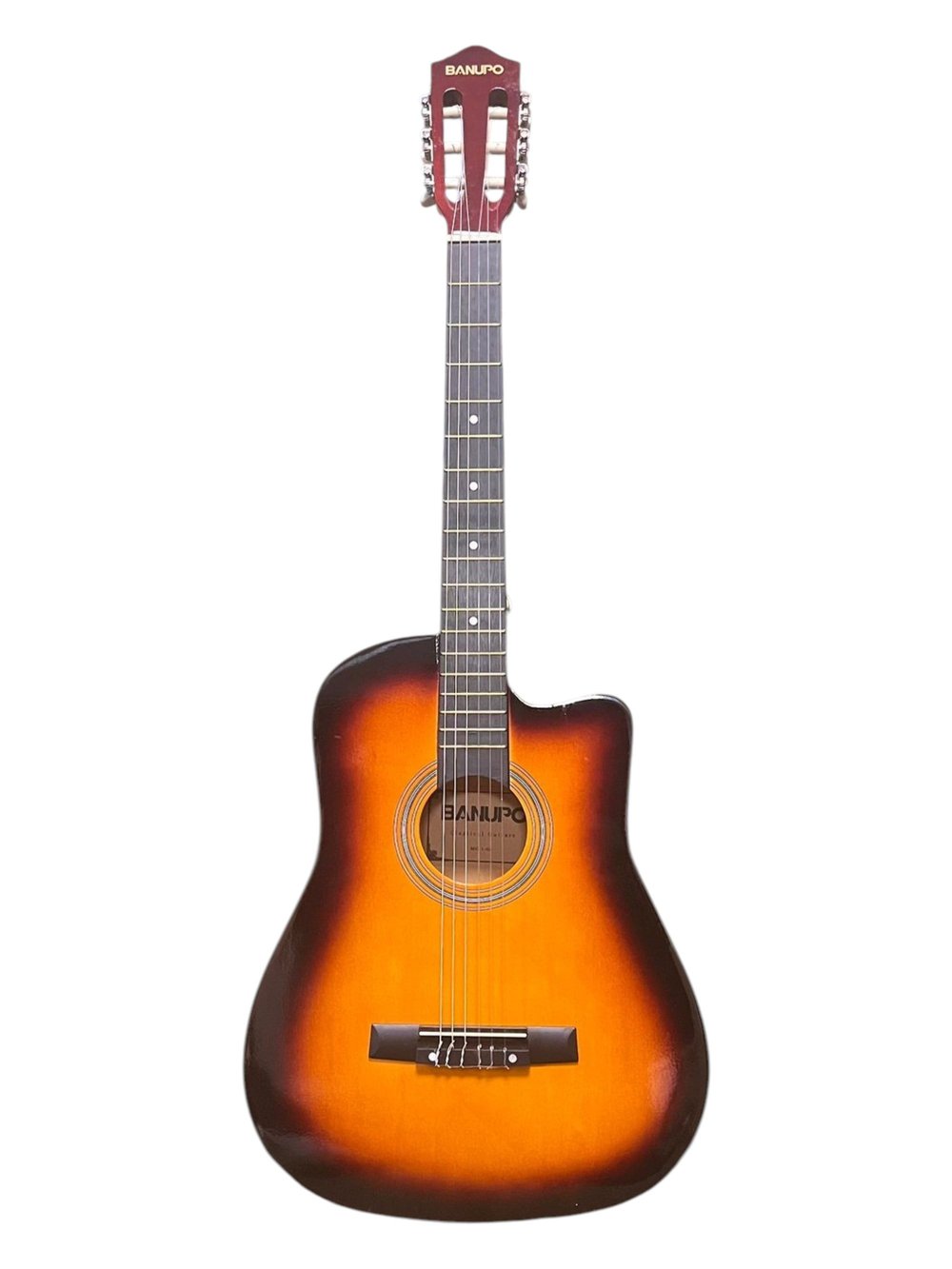Banupo MG1SB Sunburst Klasik Gitar Başlangıç Seti (Gitar + Kılıf + Akort Aleti + Gitar Standı + Askı)