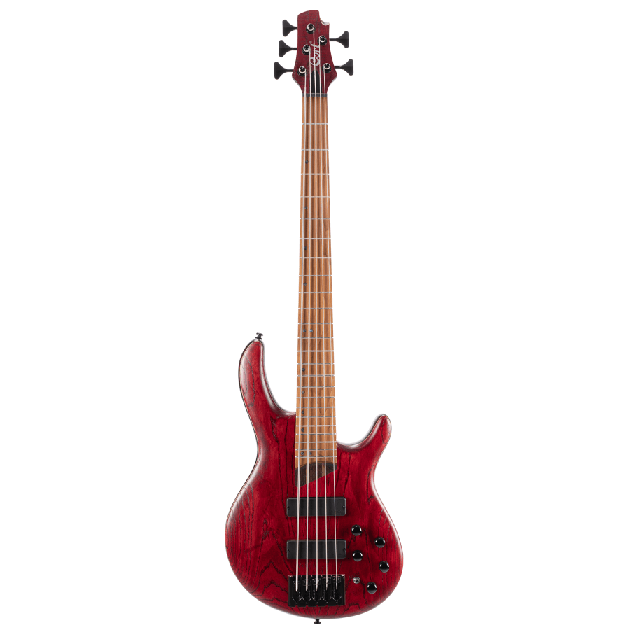 Cort B5 ELEMENT OPBR Bas Gitar 5 Telli Bordo